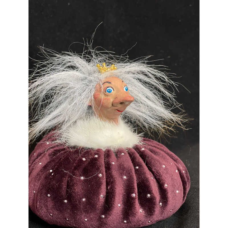 Korkenkopf Duftkissen Mausi rot