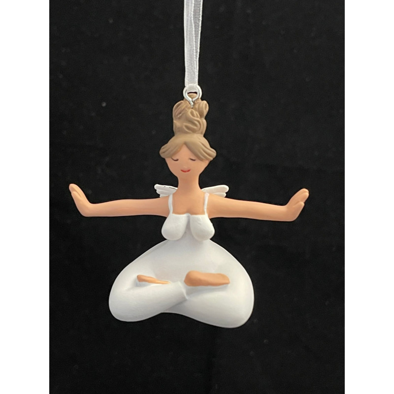Yoga Engel Hänger Meditation – weiß
